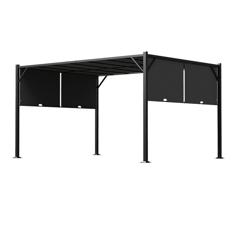 Outdoor Pergola with Retractable Canopy