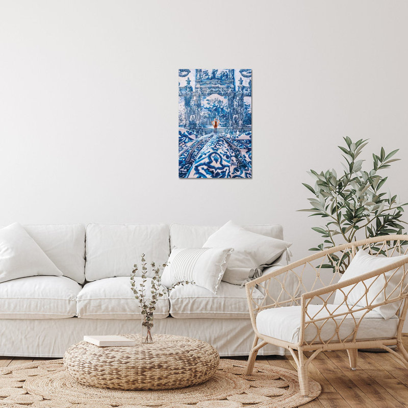 Azulejo Dream - impression sans cadre, H 24 po x l 16 po x P 0,25 po