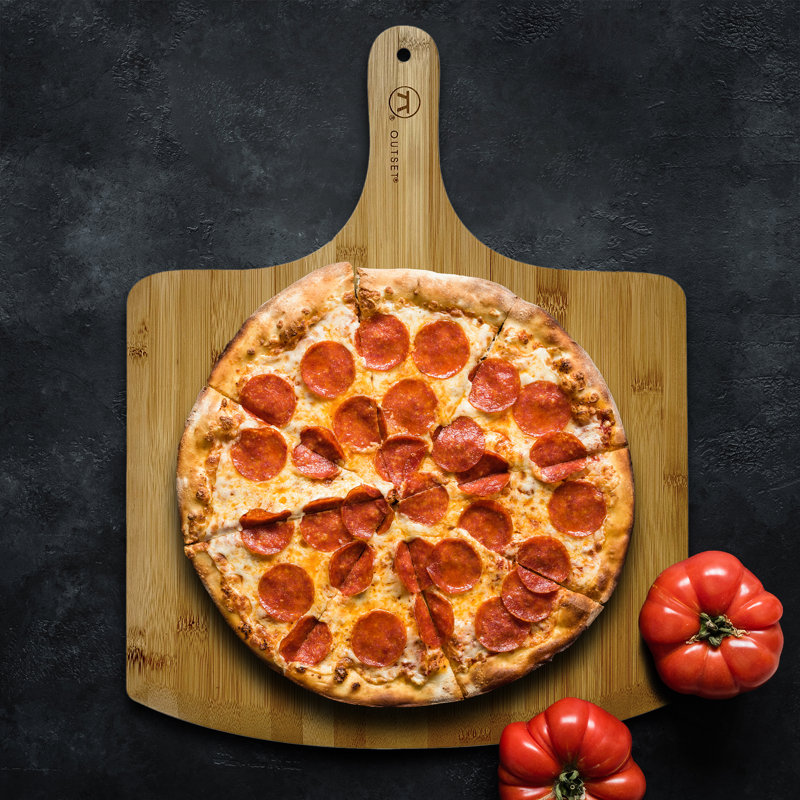 Extra Large Bamboo Pizza Peel with Handle, 18" x 14"