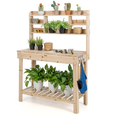 Wood Potting Bench