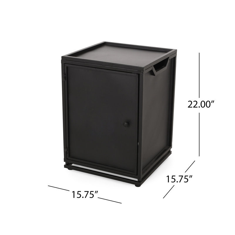 Clementine Rectangle Propane Fire Pit Table with Hidden Fuel Tank
