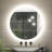 Toke Round Frontlit LED Bathroom Mirror with Brightness adjustment, Fog-free Function-89830428