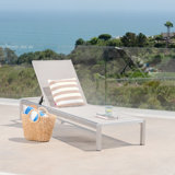 Comfortable And Versatile Mesh Chaise Lounge For Relaxing Outdoors