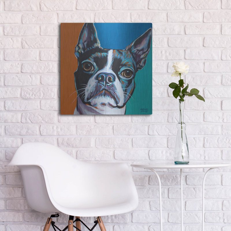 «Dog Friend III» par Carolee Vitaletti, H 24 po x l 24 po