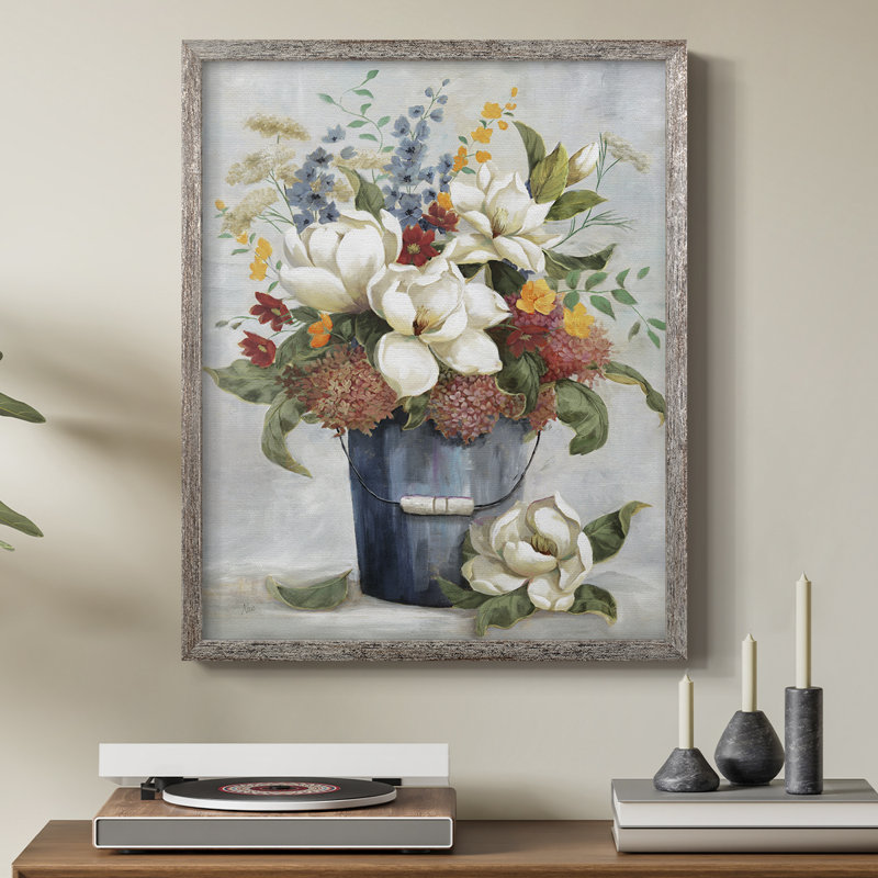 Country Living I, reproduction encadrée - bois massif