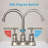 4-Inch Bathroom Faucet, Brushed Nickel Bathroom Faucet, Classical Bathroom Faucets For Sink 2&3 Holes