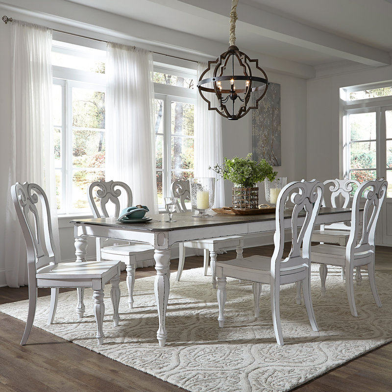 Ensemble de salle à manger extensible Griffis, H 30 po x L 108 po x l 44 po