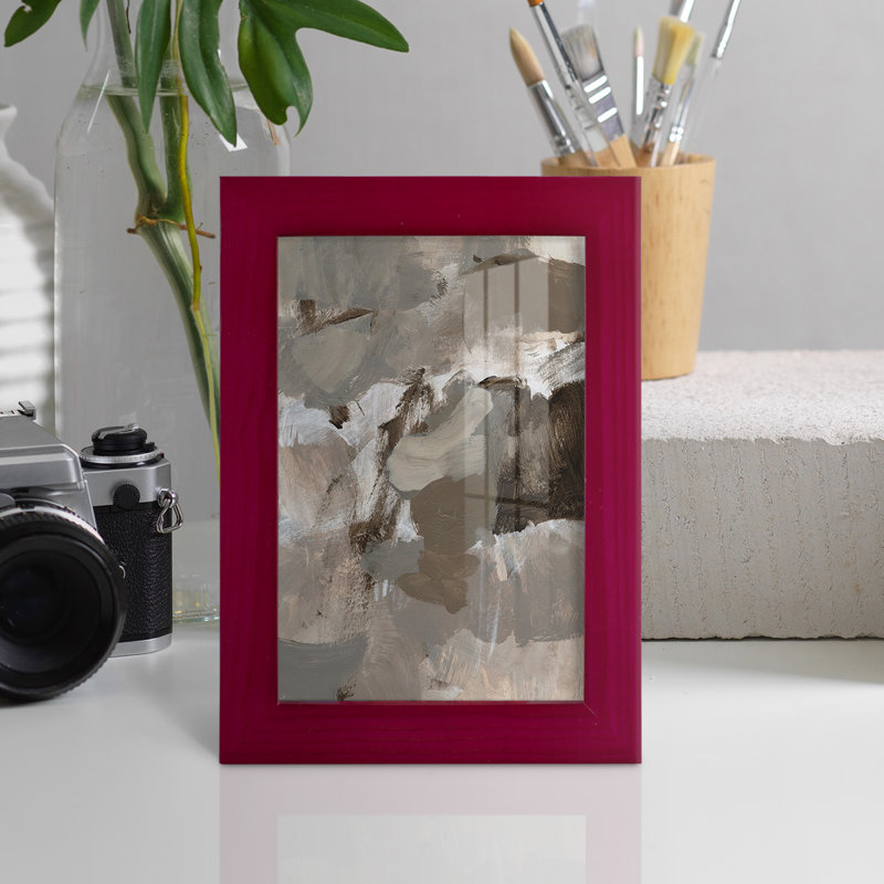 «Coffee II», reproduction d'art encadrée, Rouge, H 6 po x l 4 po x P 1 po