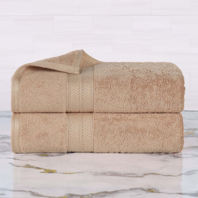 Serviettes de bain Nolhan, Sable