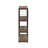 Weathered Oak & Black Finish Bookshelf-729816844