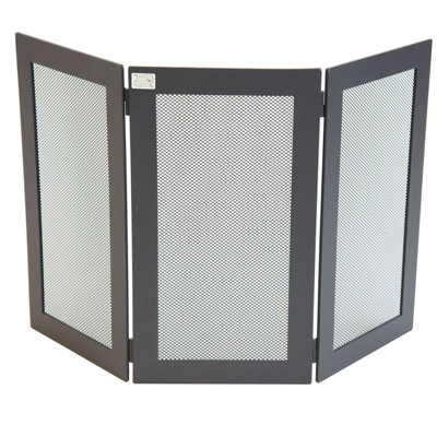 Lucien 5 Panel Iron Fireplace Screen