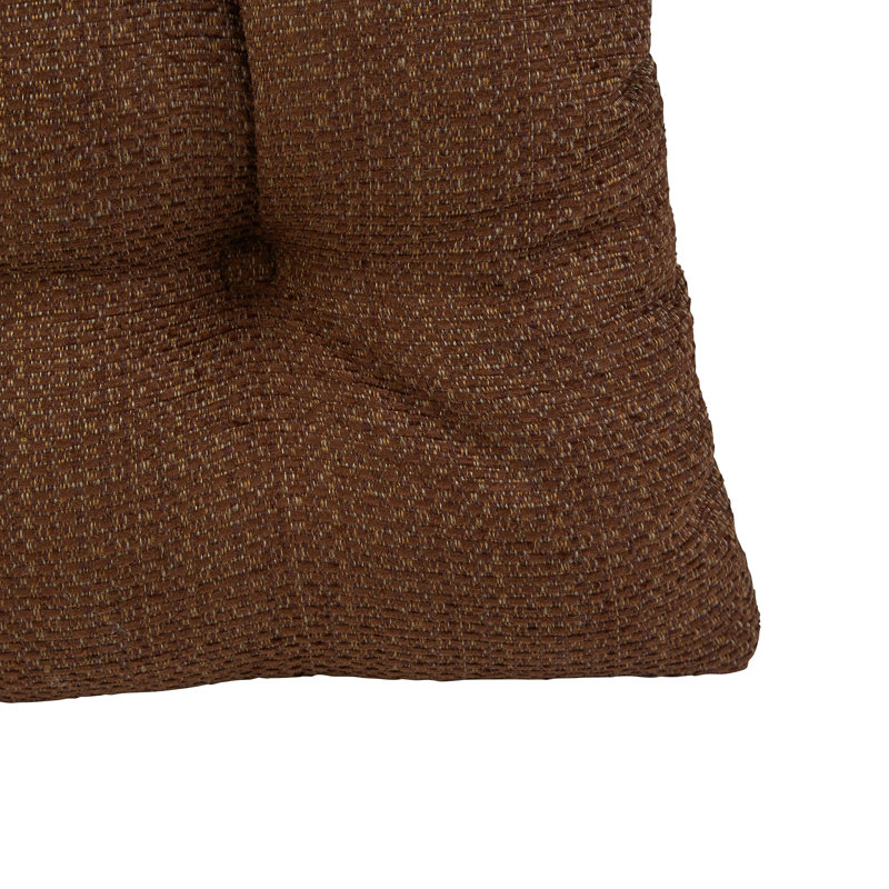 Non-Slip Dining Room And Kitchen Seat Cushions, 15 X 15 X 3 Inches, Chocolate