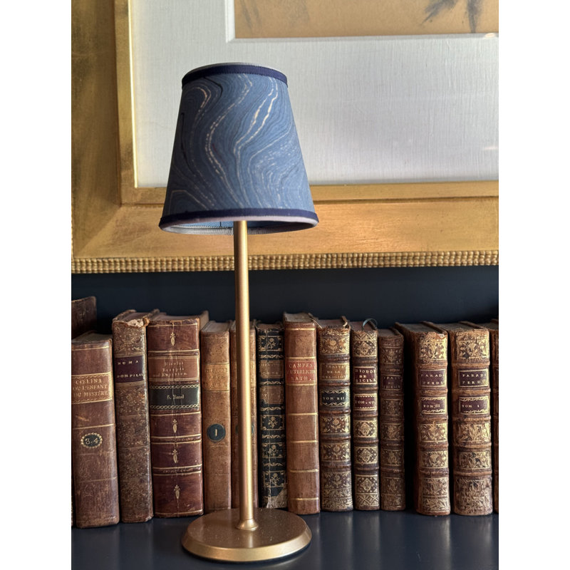 Marble Series Empire Lamp Shade, Sapphire