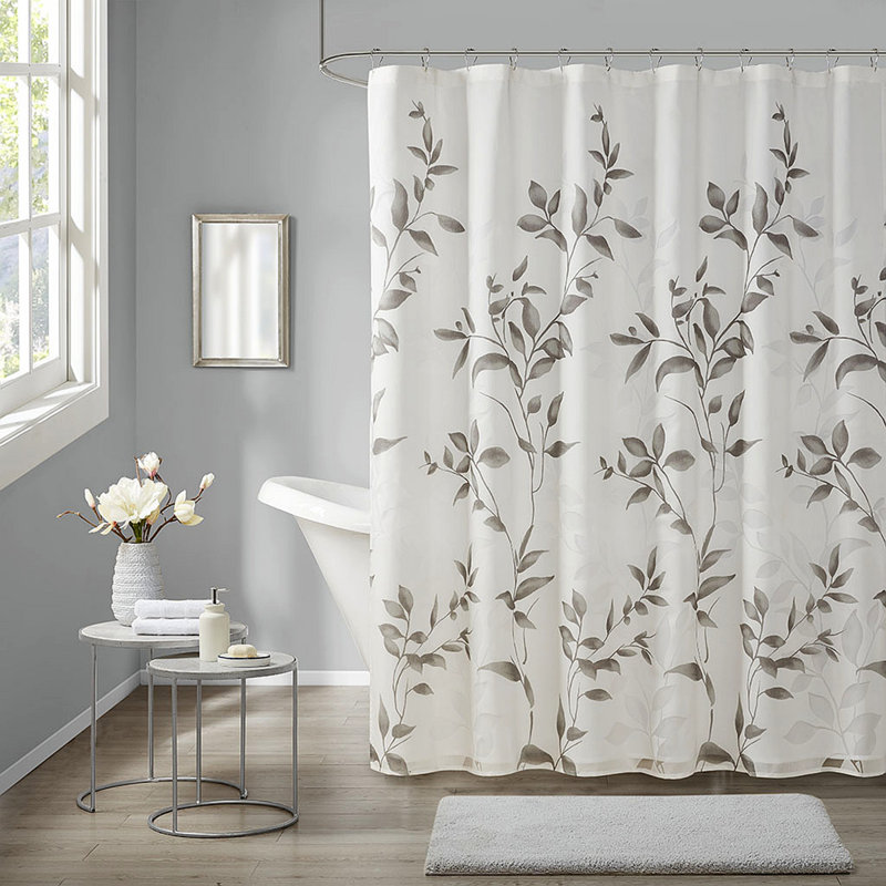 Rideau de douche Burnout, Gris