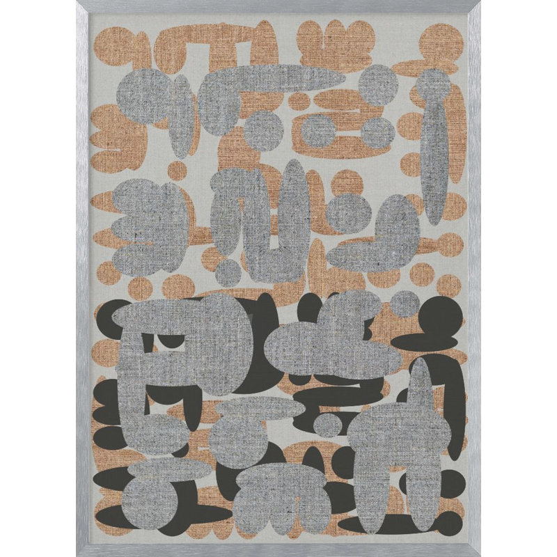 "Abstract" par Project C, impression encadrée, H 20 po x l 16 po