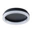 Plafonnier encastré 30 W à DEL, à intensité variable, métal noir et résine, 6000 K, certifié ETL, 3300 lumens, 120 V