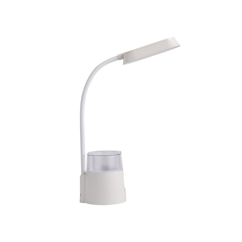 Lampe de bureau DEL à col de cygne flexible - 23 po flexible, multifonctionnelle et moderne
