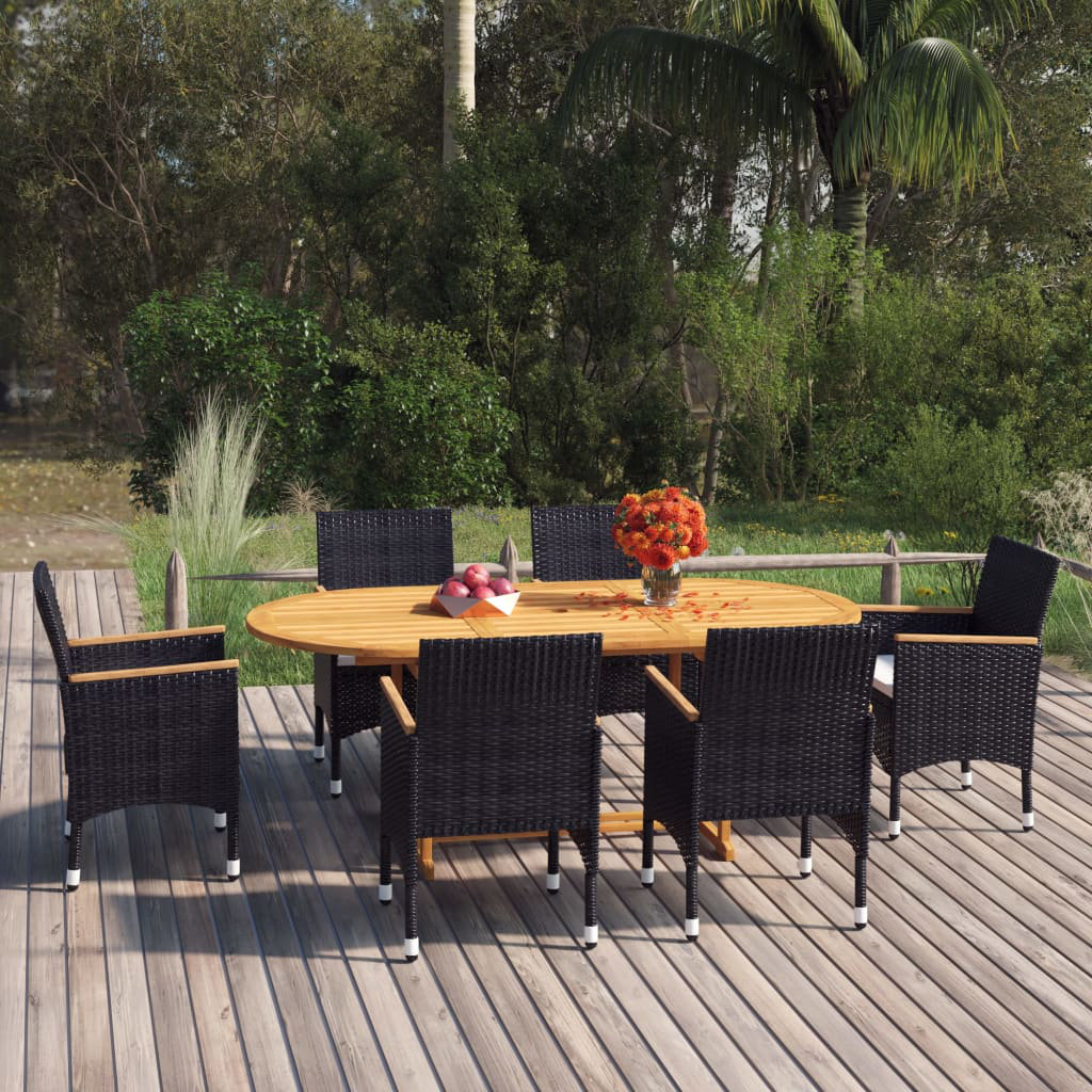 6-Sitzer Lounge-Set Stonyford aus Polyrattan