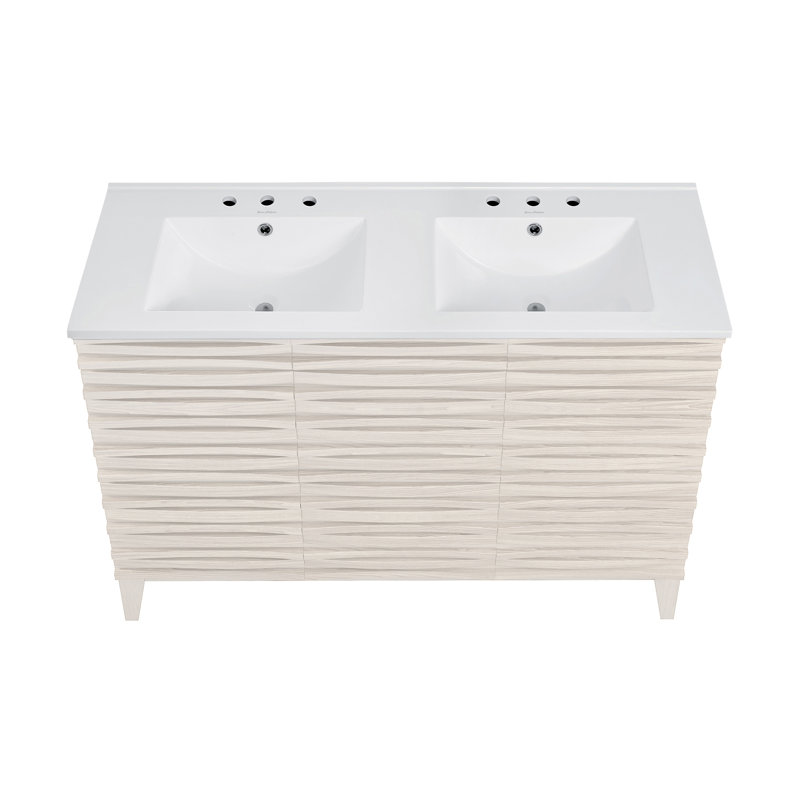 Ensemble de meuble-lavabo autoportant Cascade, 8 po