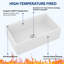 33" L x 20" W Farmhouse/Apron Kitchen Sink Rectangular Single Basin Ceramic Ledge Workstation Sink with Accessories-110742310