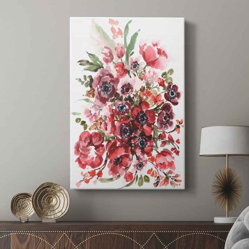 Islandais Poppies II - galerie Cavas sur mesure, H 27 po x l 18 po