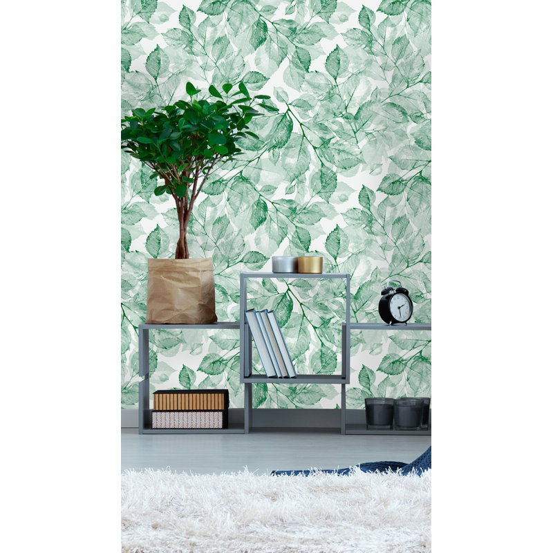 Rouleau de papier peint adhésif Aavni, L 75 po x l 75 po