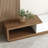 Tymeo 100.4'' W Modern TV Stand Retracted & Extendable 3-Drawer Media Console Walnut-889330409