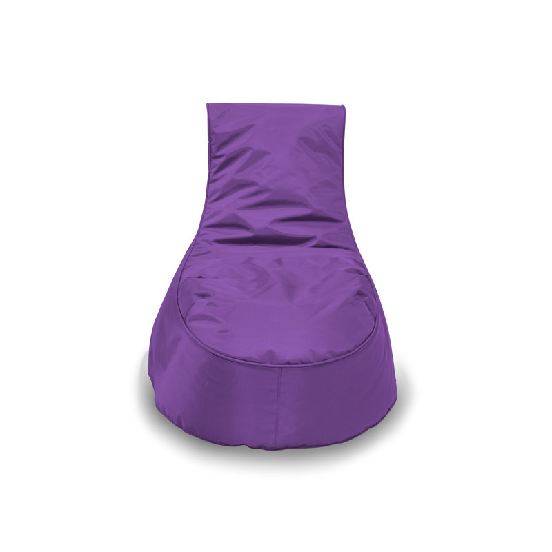 Polyester Outdoor Friendly Refillable Classic Bean Bag, Purple