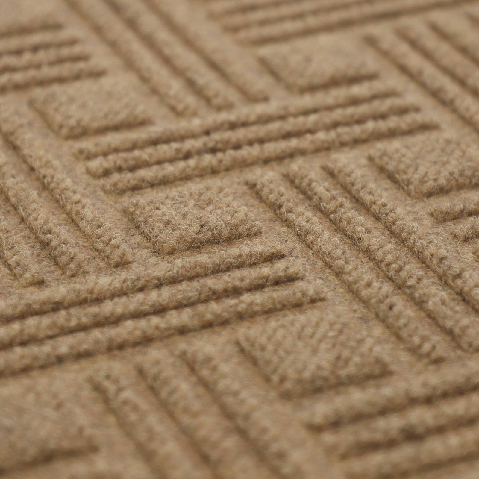 WaterHog Luxe Thatch Non-Slip Doormat, 21.5" W x 70" L, Wheat