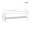 Banc en métal Shlok-87784291