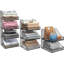 Paniers de rangement 4 niveaux empilables