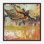 Orange, brun et bleu par John Beard - reproduction d'artiste sur toile