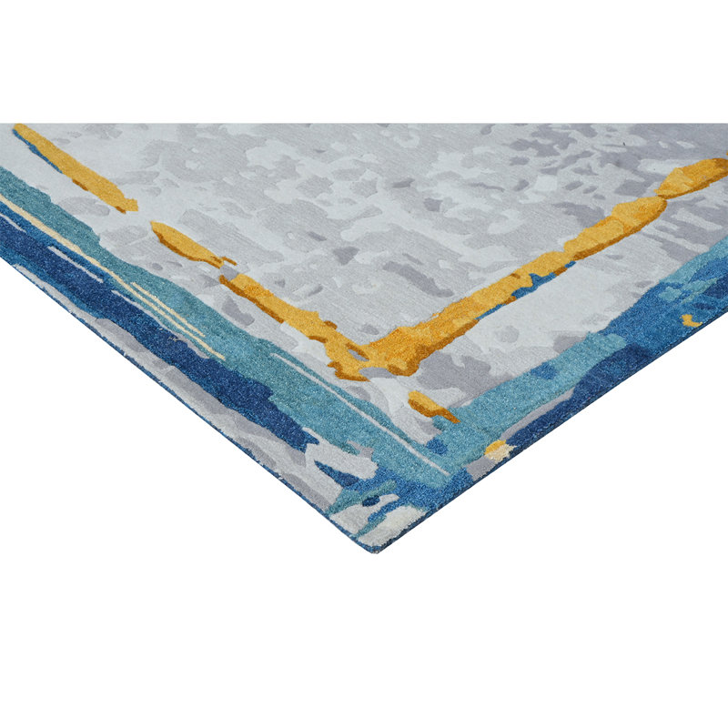 Area Rug in Silver