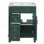 Meuble-lavabo 24 po avec lavabo en céramique, petite armoire de salle de bain, armoire moderne avec 2 tiroirs et tablette réglable-126233892