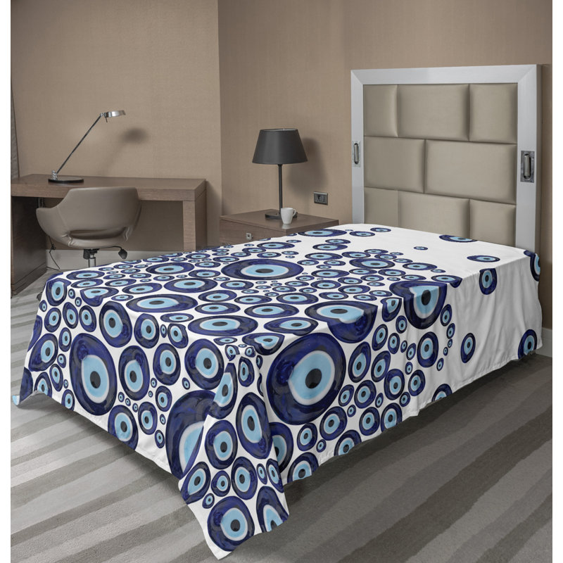 Microfiber No Pattern And Not Solid Color Flat Sheet, Twin XL Flat Sheet