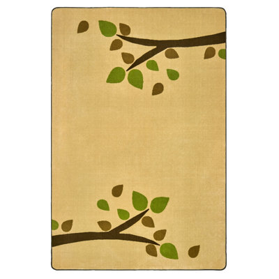 Branching Out KIDSoft™ Tufted Tan Area Rug