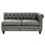Canapé modulaire contemporain gris ardoise avec 2 x réversible / méridienne et 4 pièces de style traditionnel
