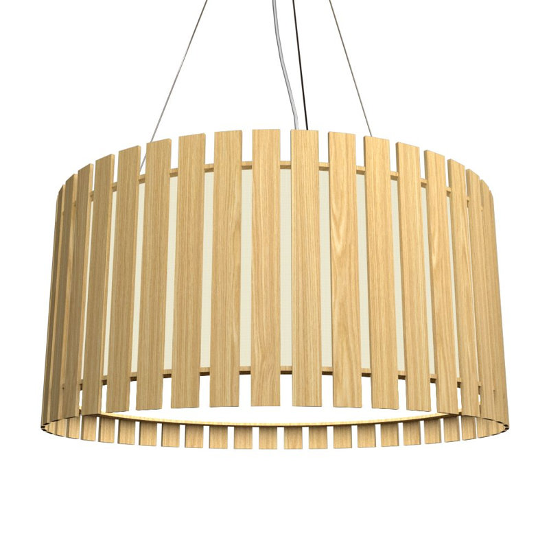 1 - Light LED Chandelier, 8.66" H x 31.5" W x 31.5" D, Charcoal, Yes