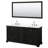 80 " W Freestanding Standard Free Standing 2 Double Vanity Bathroom Vanity With Quartz Top with Mirror-98208029-98208026-98208033