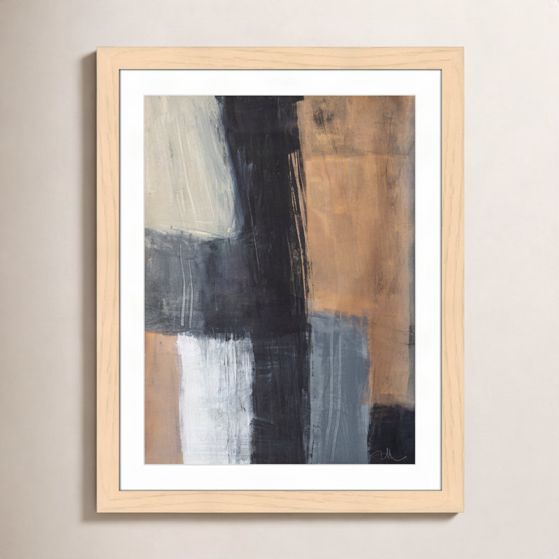 Calderon Karl Metallic Slate II, reproduction d'art encadrée sur papier, H 31 po x l 25 po x P 1,25 po