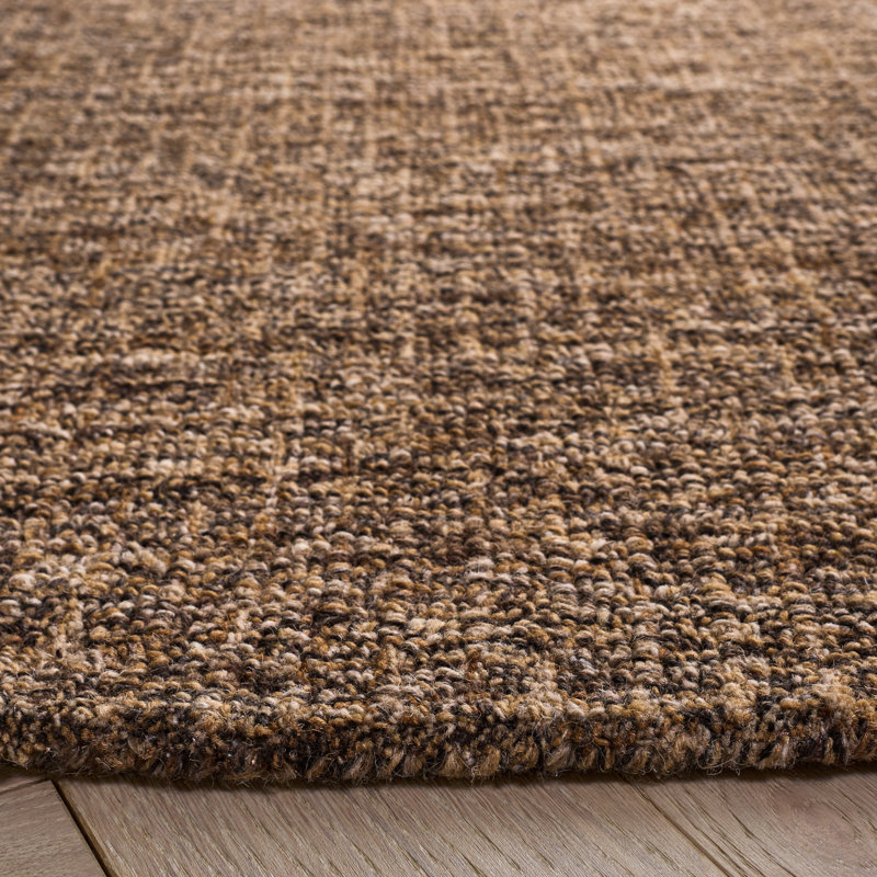 Abstract 468 Hand Tufted Wool Abstract Rug, 6' X 6' Round