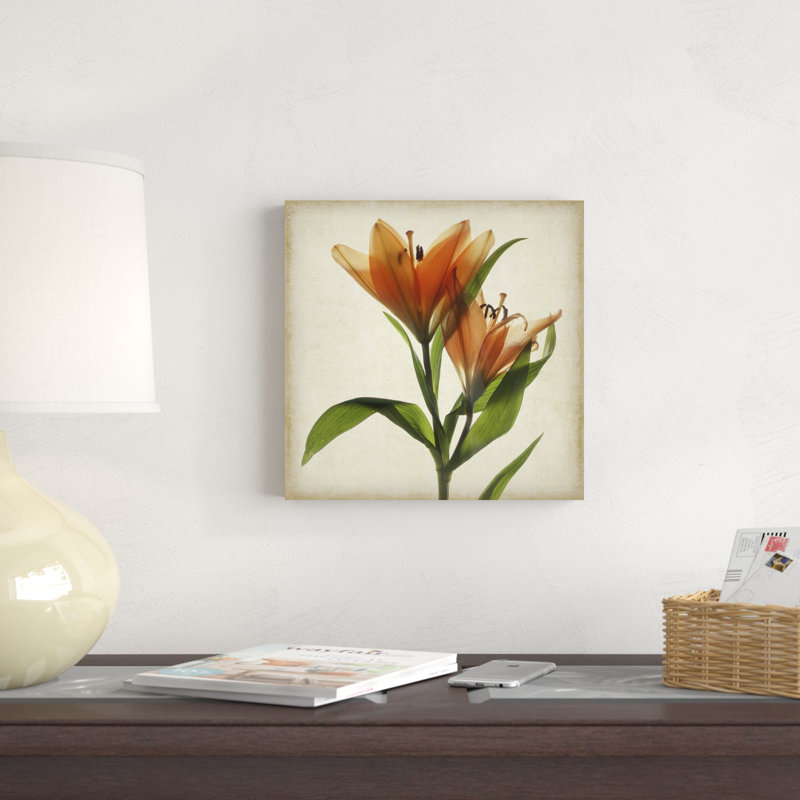 Fleurs de parchemin X, H 12 po x l 12 po x P 1,25 po