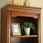 Classic Rubber Wood Solid Wood Landing Bookcase
