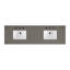 Drammen Horizontal Linear 72" Double  Sink Vanity