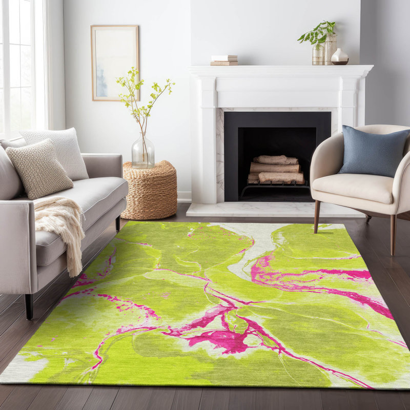 Tapis lavable intérieur / extérieur Selene , 9 pi x 12 pi