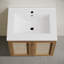 Meuble-lavabo mural 24 po en chêne brun avec plateau de meuble-lavabo classe Class-1170313476-1170313478