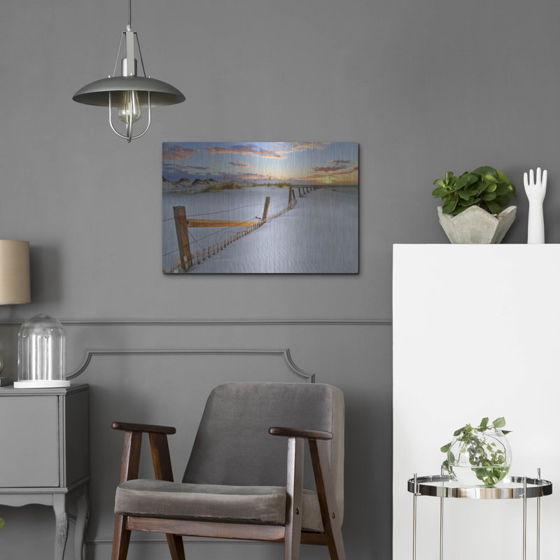 «White Sand Beach Sunset» par Ezra Tanner, H 16 po x l 24 po