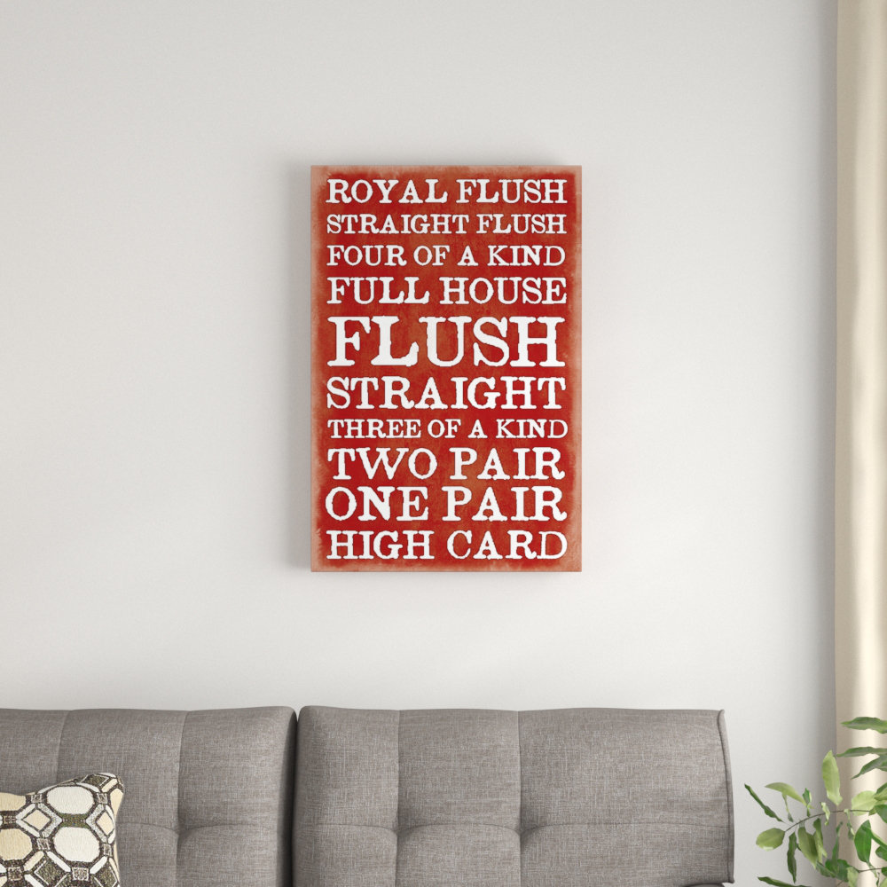 Poker Wall Art Canvas Set Contemporary Wall Art Living Room Decor Game Room  Wall Art Casino Wall Decor Office Decor Royal Flush Art 