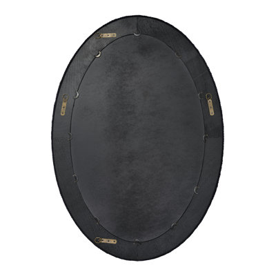Blaken Cotton Rope Braided Oval Wall Mirror