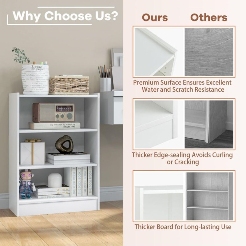 75cm H x 50cm W Standard Bookcase
